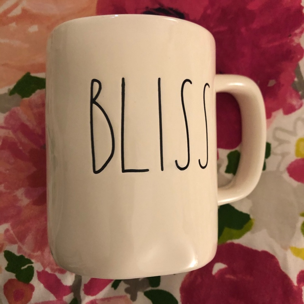 Rae Dunn Long Letter Bliss Mug